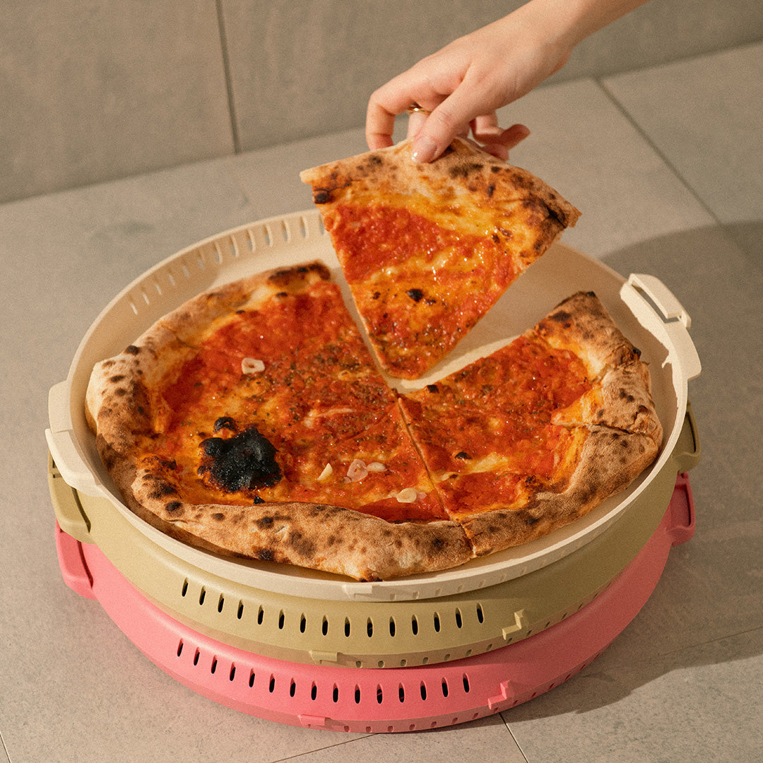 Reusable Pizza Storage Container, Collapsible Silicone Pizza Box, Pizz —  CHIMIYA